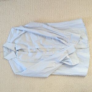 Charles Tyrwhitt Blue and White Check Shirt